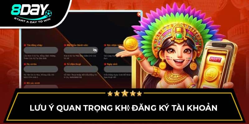 Lưu ý quan trọng khi đăng ký tài khoản